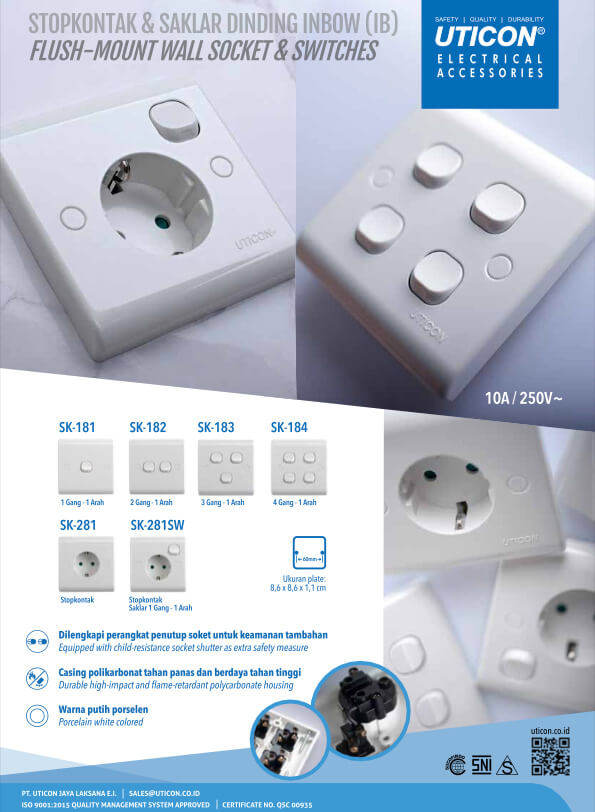 UTICON Brosur Flush Mount